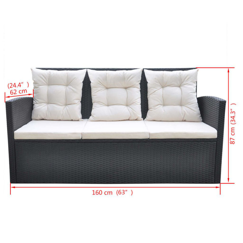 Southport Outdoor 6 Piece Sofa Seating Group With Cushions