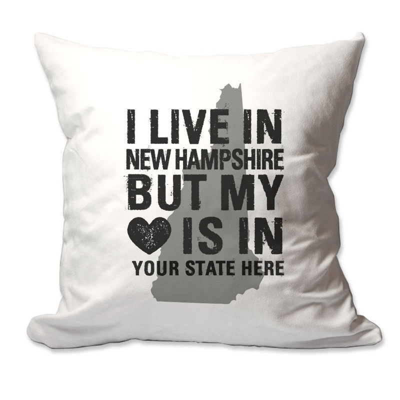 East Urban Home Customized I Live In New Hampshire But My Heart Is