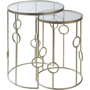 Rosenberger 2 Piece Nesting Tables By Everly Quinn