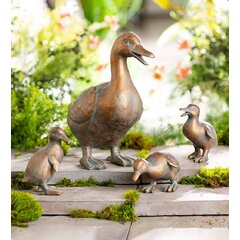 Dollhouse Miniature Artisan Hand Painted Mallard Duck Statue by Multi Minis 