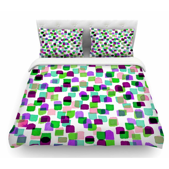 East Urban Home Retro Mod Dots By Ebi Emporium Featherweight Duvet