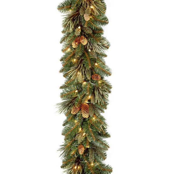 9ft Christmas Garland XMAS Decorations Pine Fireplace Home Wall Wreath Ornaments 