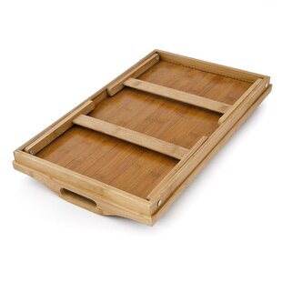 Servier Tablett Frühstücks Tablett Holz verziert im Antiken Stil ca 42 mal 28 cm 