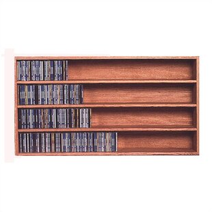472 CD Wall Mounted Multimedia Storage Rack By Rebrilliant