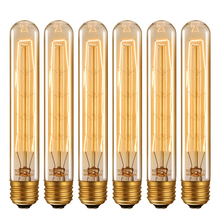 Spotlight Outdoor Brass Standard Base Bulb 100 Watt New Old Stock Lot of 6 