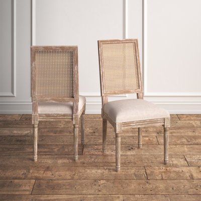 sherrill upholstered solid wood dining chair