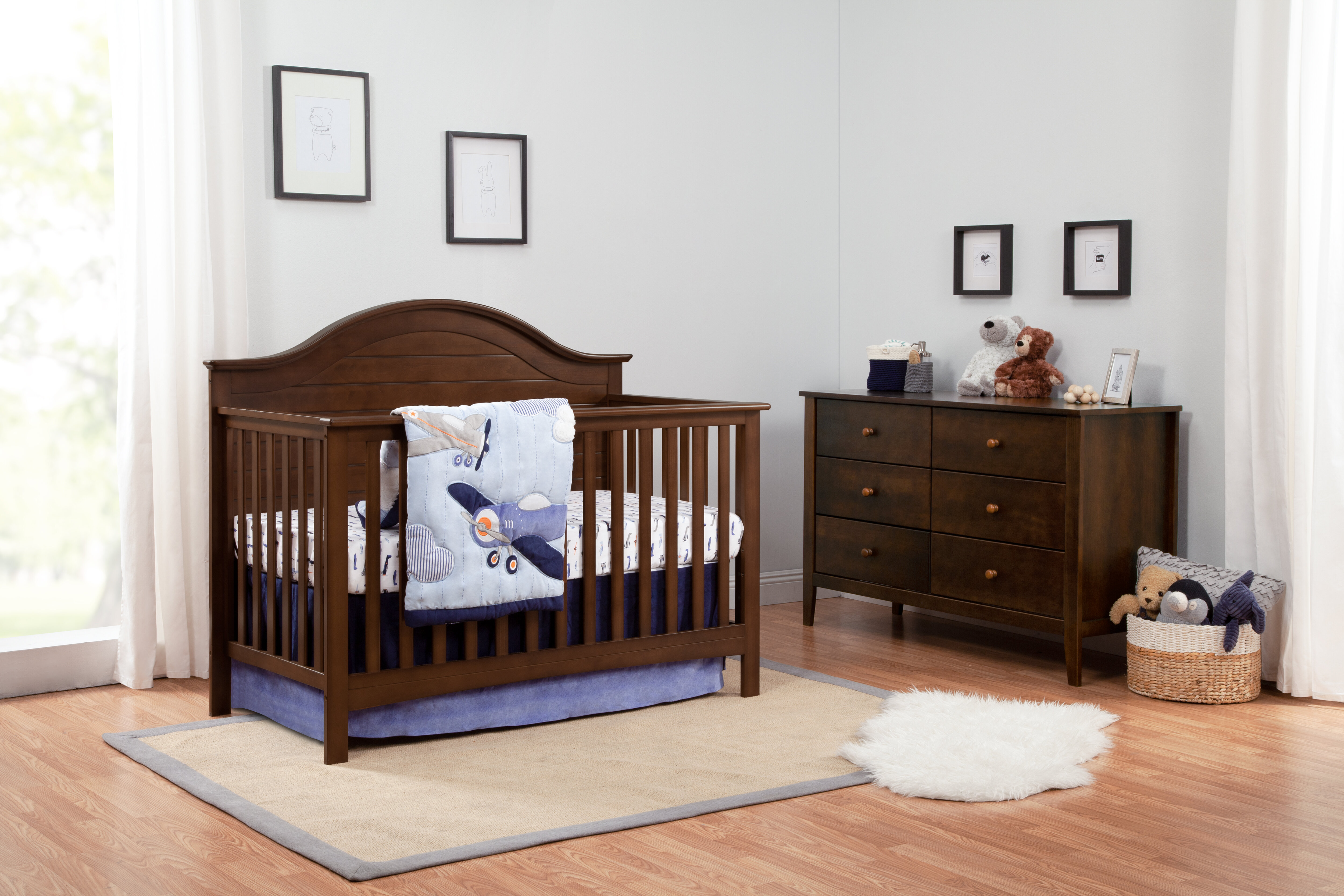 espresso nursery furniture sets