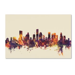 Watercolor NYC Skyline II Poster Print by Nola James 22 x 28