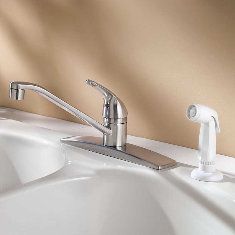 Pfister Pfirst Series Single Handle Deck Mounted Kitchen Faucet