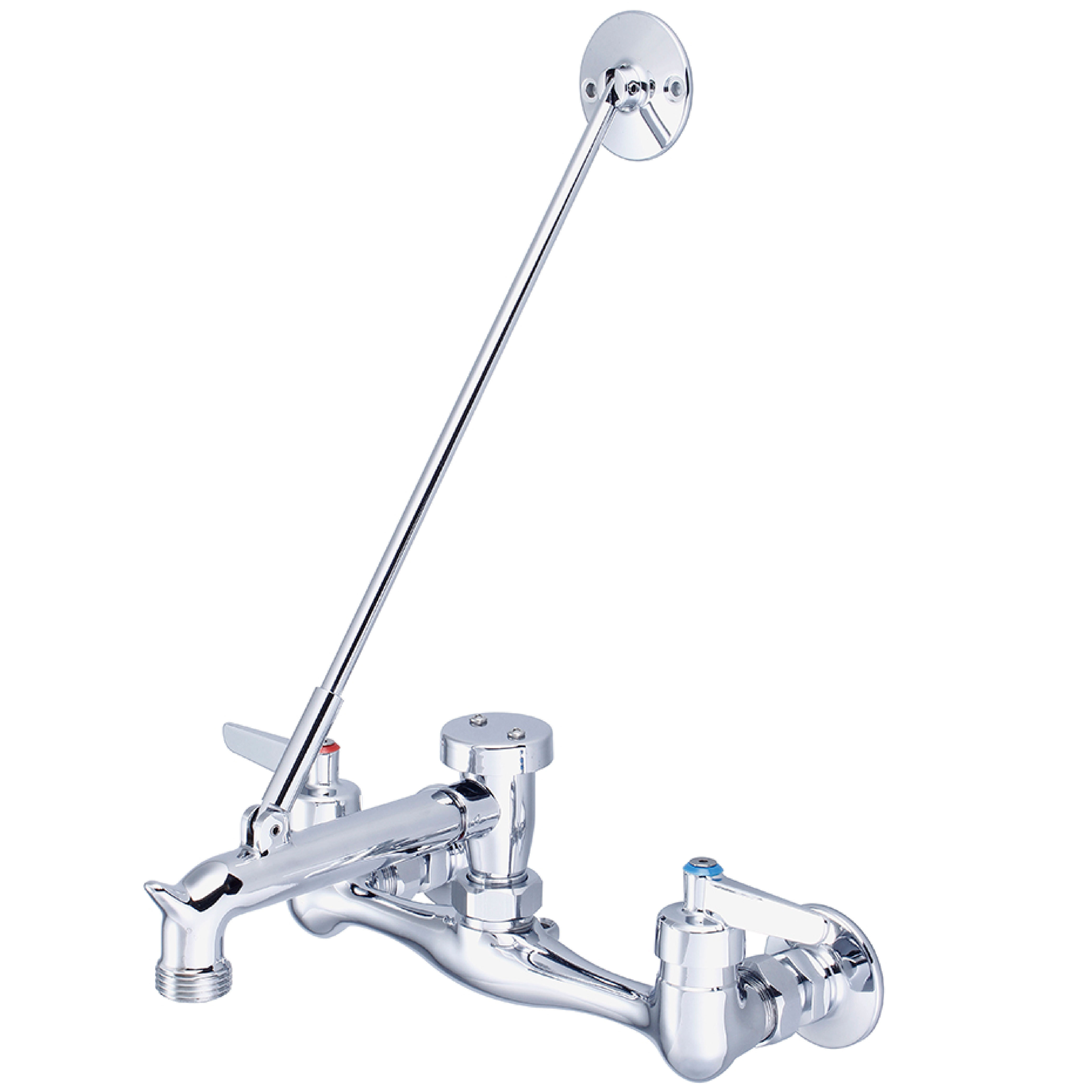 Central Brass Double Handle Wall Mount Garage Faucet Wayfair