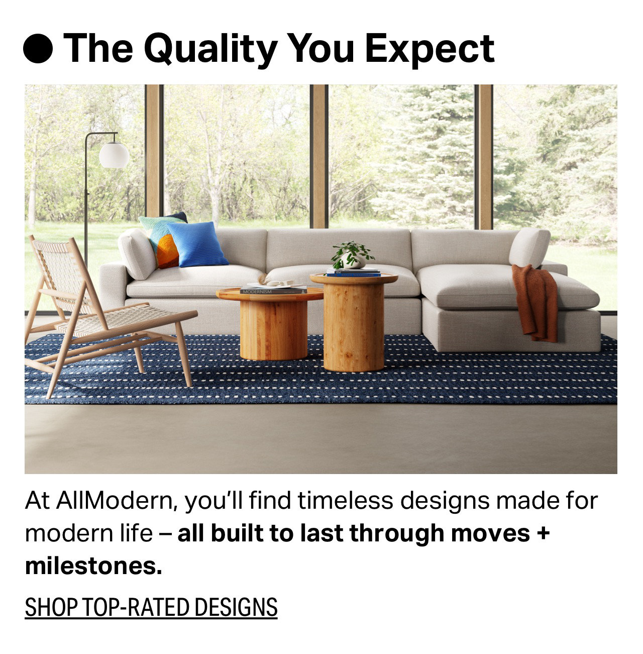 We’ve got a secret and it’s called AllModern. Wayfair
