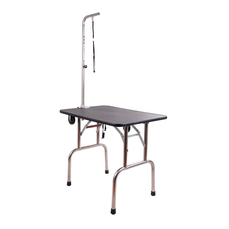 Pawhut Table Se Pliante Portative De Toilettage De Chat De Chien
