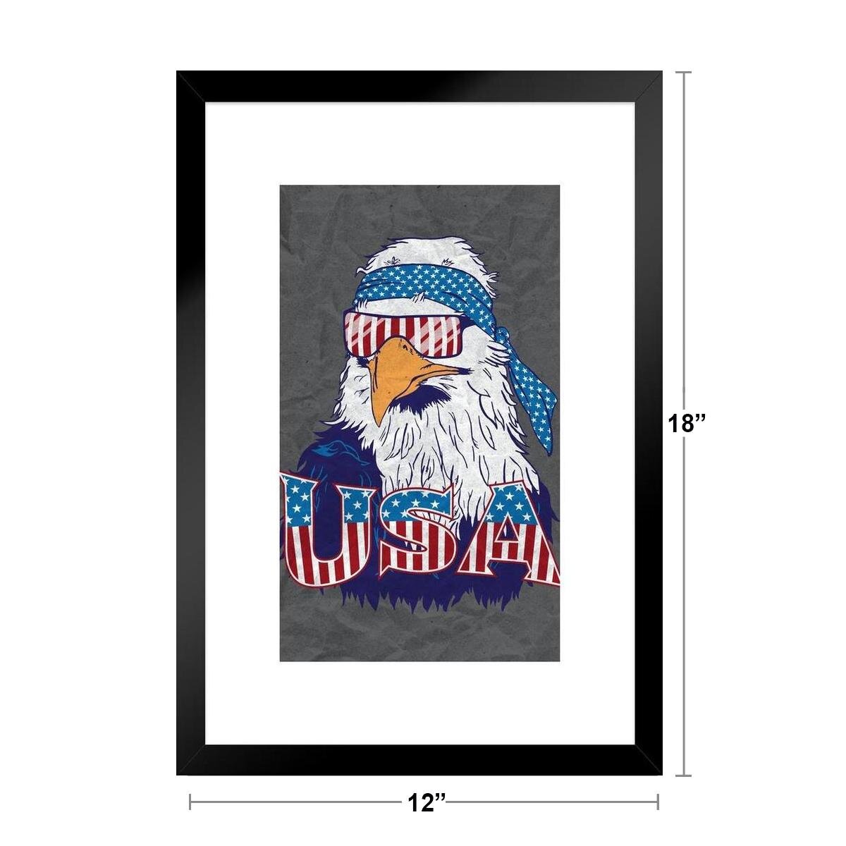 Trinx Usa Epic Patriot Bald Eagle Funny Cool Wall Patriotic Posters ...