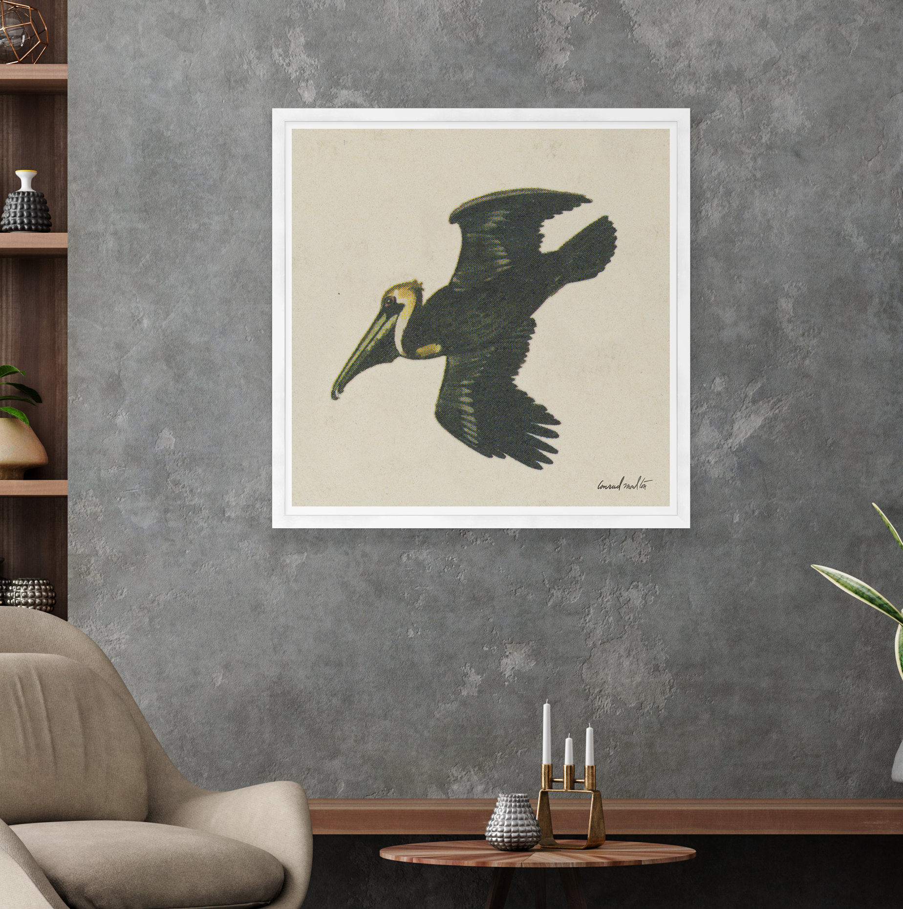 TK Home Pelican - Picture Frame Print | Wayfair