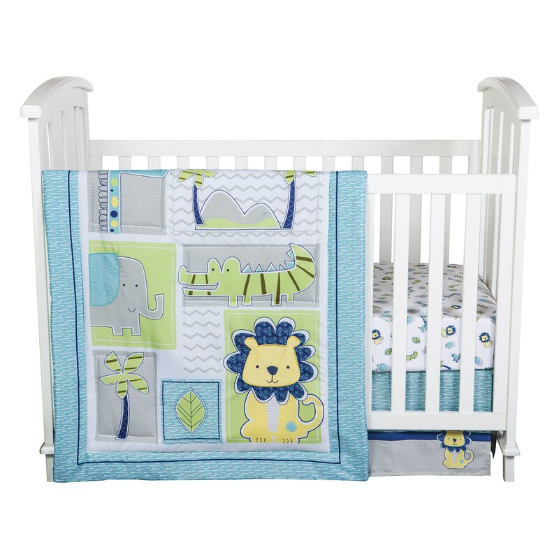 Zoomie Kids Carino 4 Piece Crib Bedding Set Reviews Wayfair