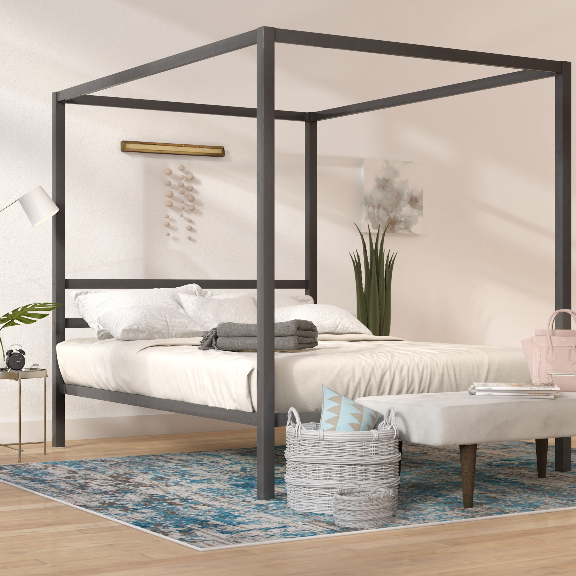 Mercer41 Stanley Canopy Bed Reviews Wayfair