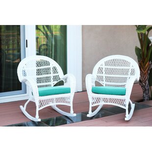 white wicker rocking chair for nursery