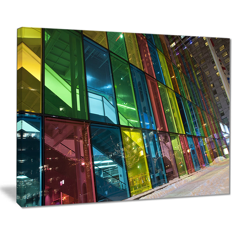East Urban Home Palais Des Congress De Montreal Photographic Print On Canvas Wayfair