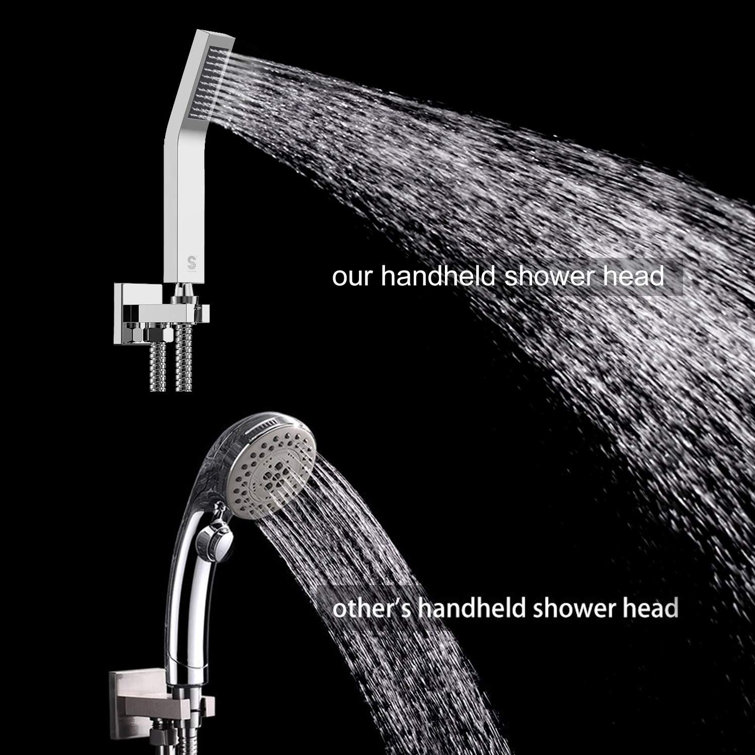 Sr Sun Rise 10 Inch High Pressure Wall Mounted Rainfall Complete Shower System With Rough In Valve Wayfair