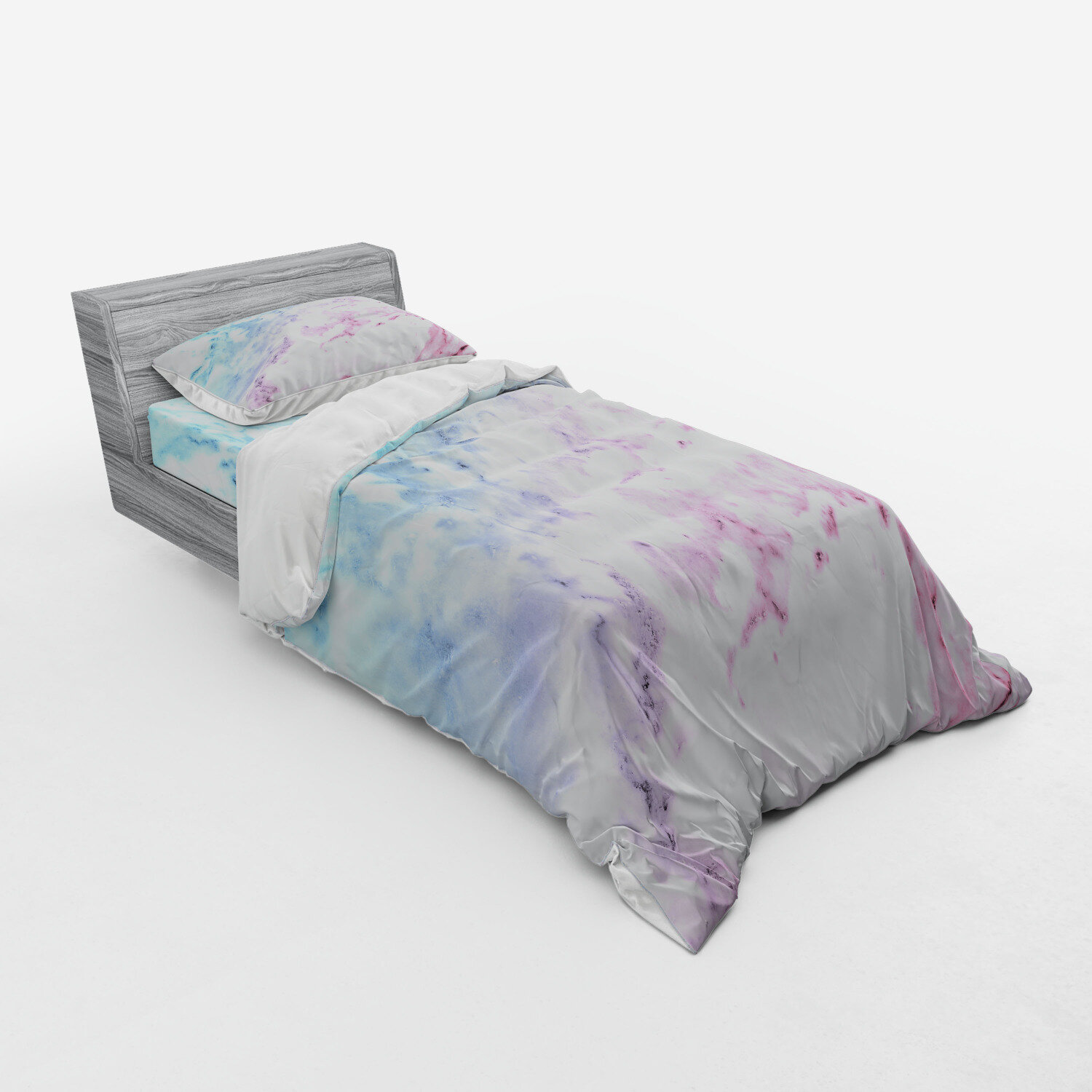 East Urban Home Marble Duvet Cover Set Wayfair