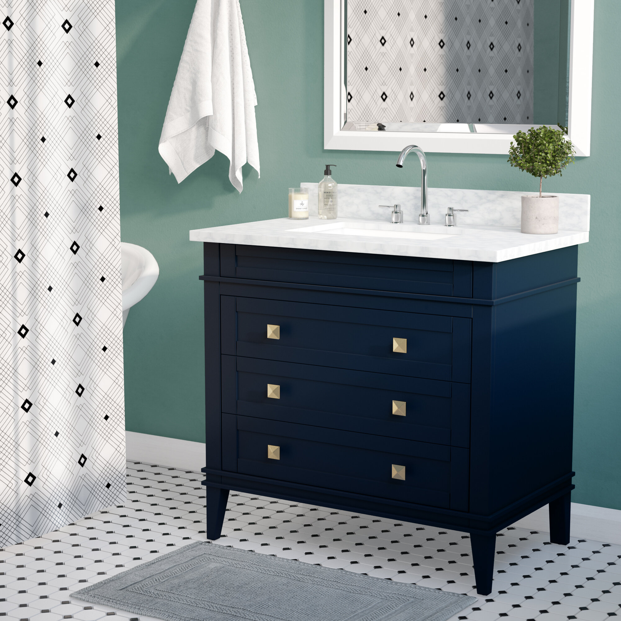 Wrought Studio Cy 36 Single Bathroom Vanity Set Reviews Wayfair