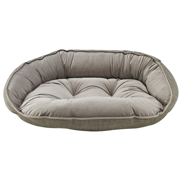 teddy oval dog bed