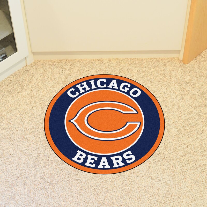 Fanmats Nfl Chicago Bears Roundel 27 In X 27 In Non Slip Indoor