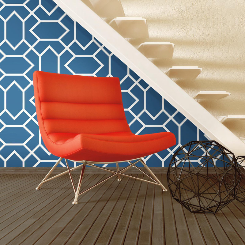 Runkle Modern 16 5 L X 20 5 W Geometric Peel And Stick Wallpaper