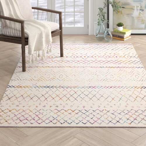 Calvert Ivory Fuchsia Rug Reviews Joss Main