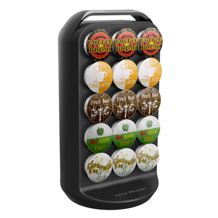 Coffee Pod Holder Carousel Keurig K-Cup 27 Cup Storage Chrome EGG HOLDER