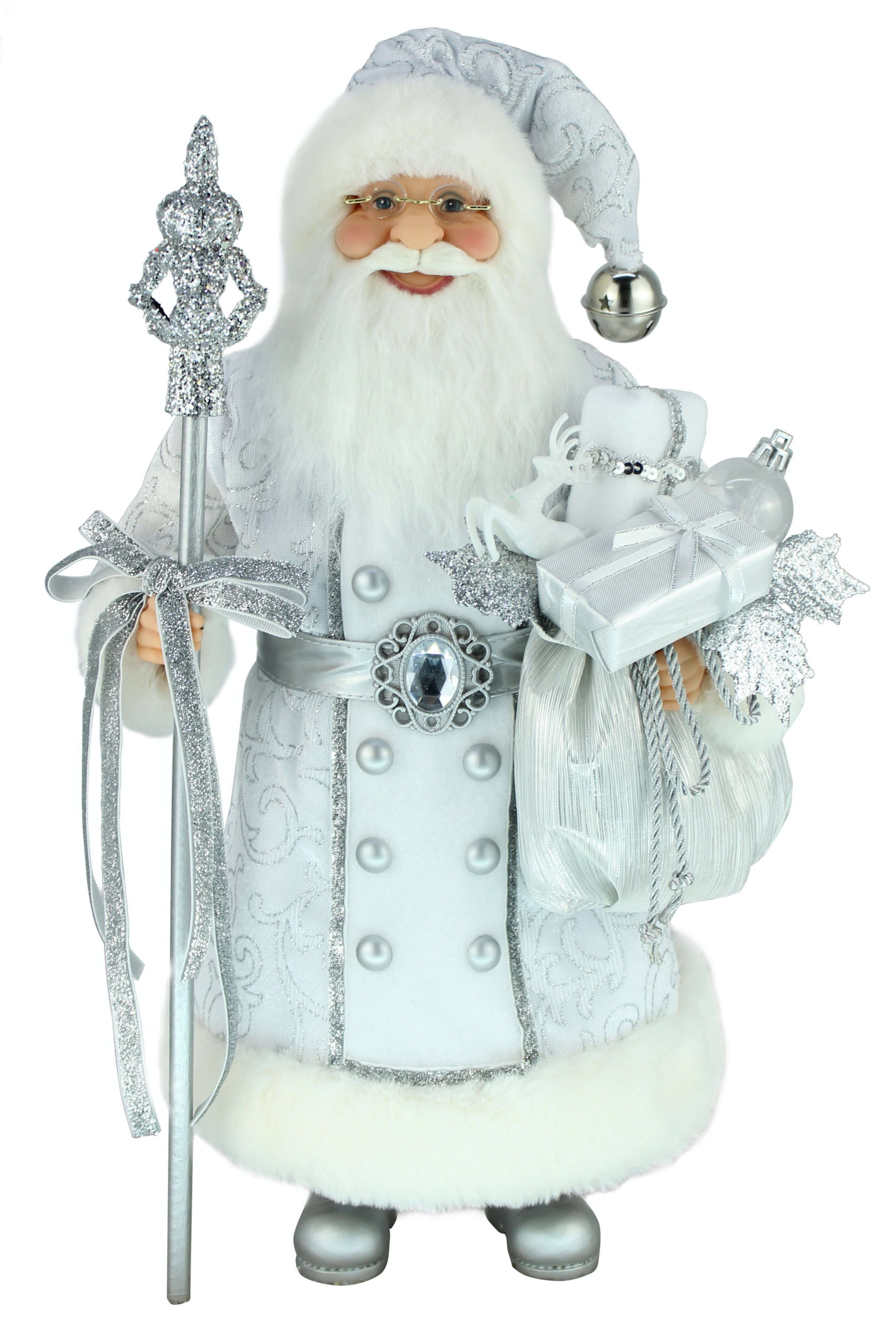 The Holiday Aisle® Sparkle Shimmer Shine Santa Claus Figurine | Wayfair