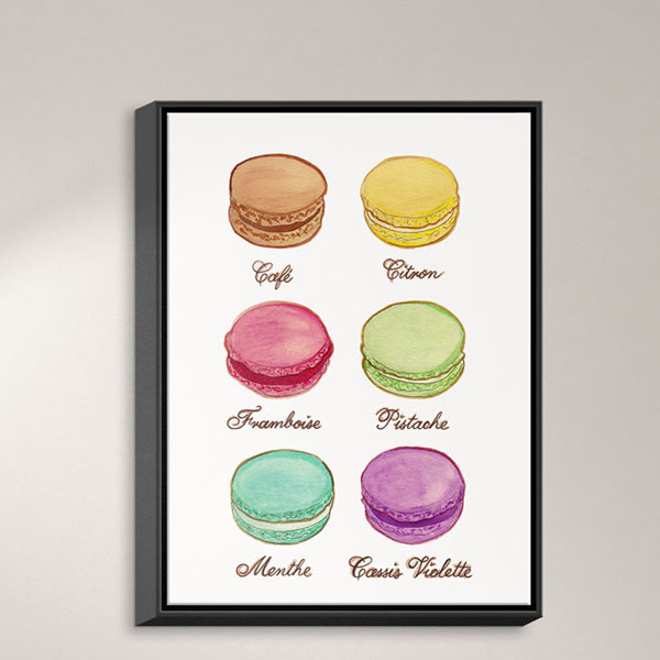 Dianochedesigns Laduree Macaroons I Framed Painting Print On Wrapped Canvas Wayfair Ca