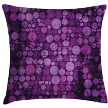 ArtVerse Katelyn Smith 40 x 40 Floor Double Sided Print with Concealed Zipper & Insert Purple & Pink Graphic Wall Pillow