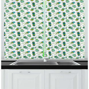 Mint Green Kitchen Curtains Wayfair Ca
