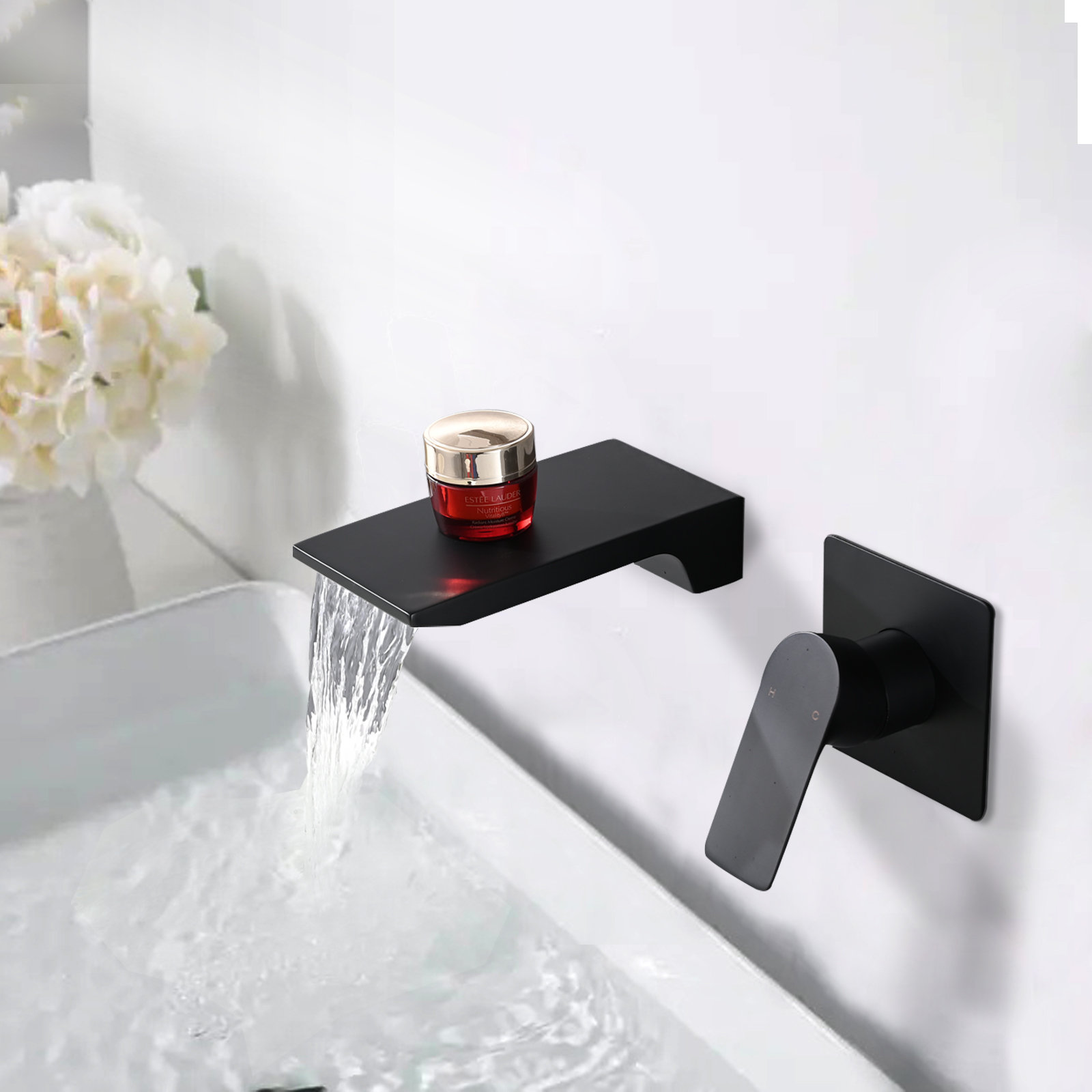 CERYPSA Wall Mount Waterfall Bathroom Sink Faucet Wayfair
