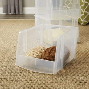Stacking Vegetable Bins Wayfair Wayfair Basics Large Stacking Bins Set Of 8