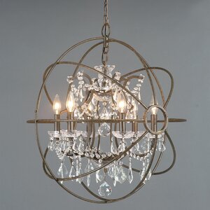 Volkman 6-Light Crystal Chandelier