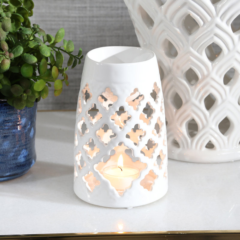 Bungalow Rose Decorative Ceramic Eastern Oil Burner Holder Votive Wayfair