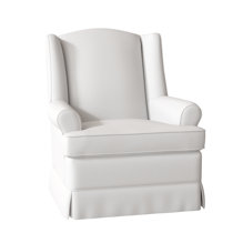 white nursery glider