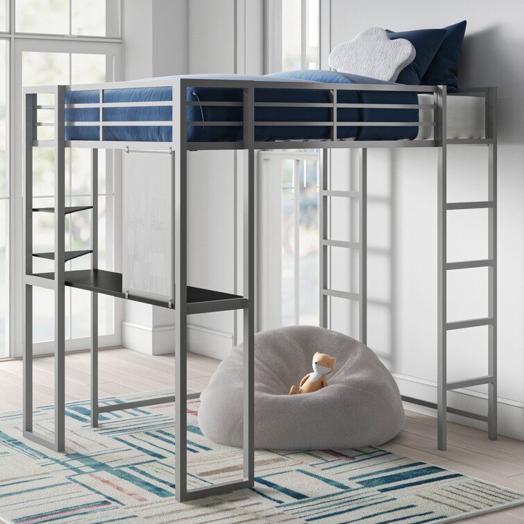 Cato Loft Bed with Bookcase by Mack & Milo™