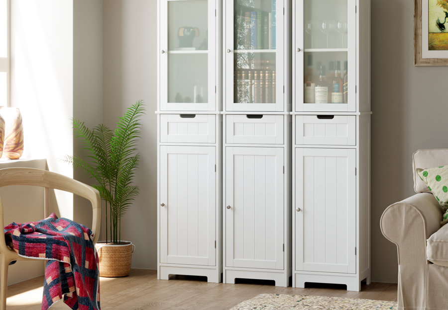 Linen Cabinet by Highland Dunes