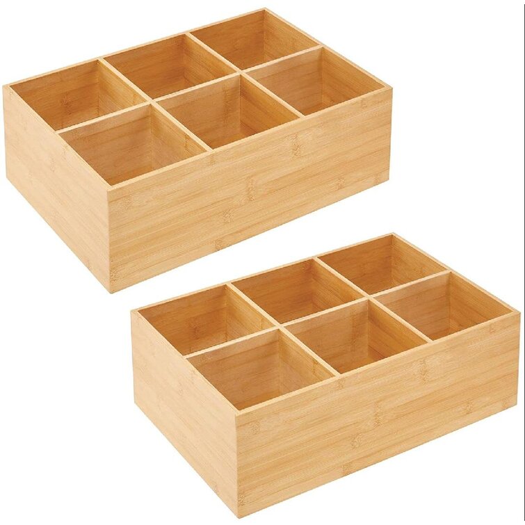 Latitude Run® Bamboo Crate Set | Wayfair