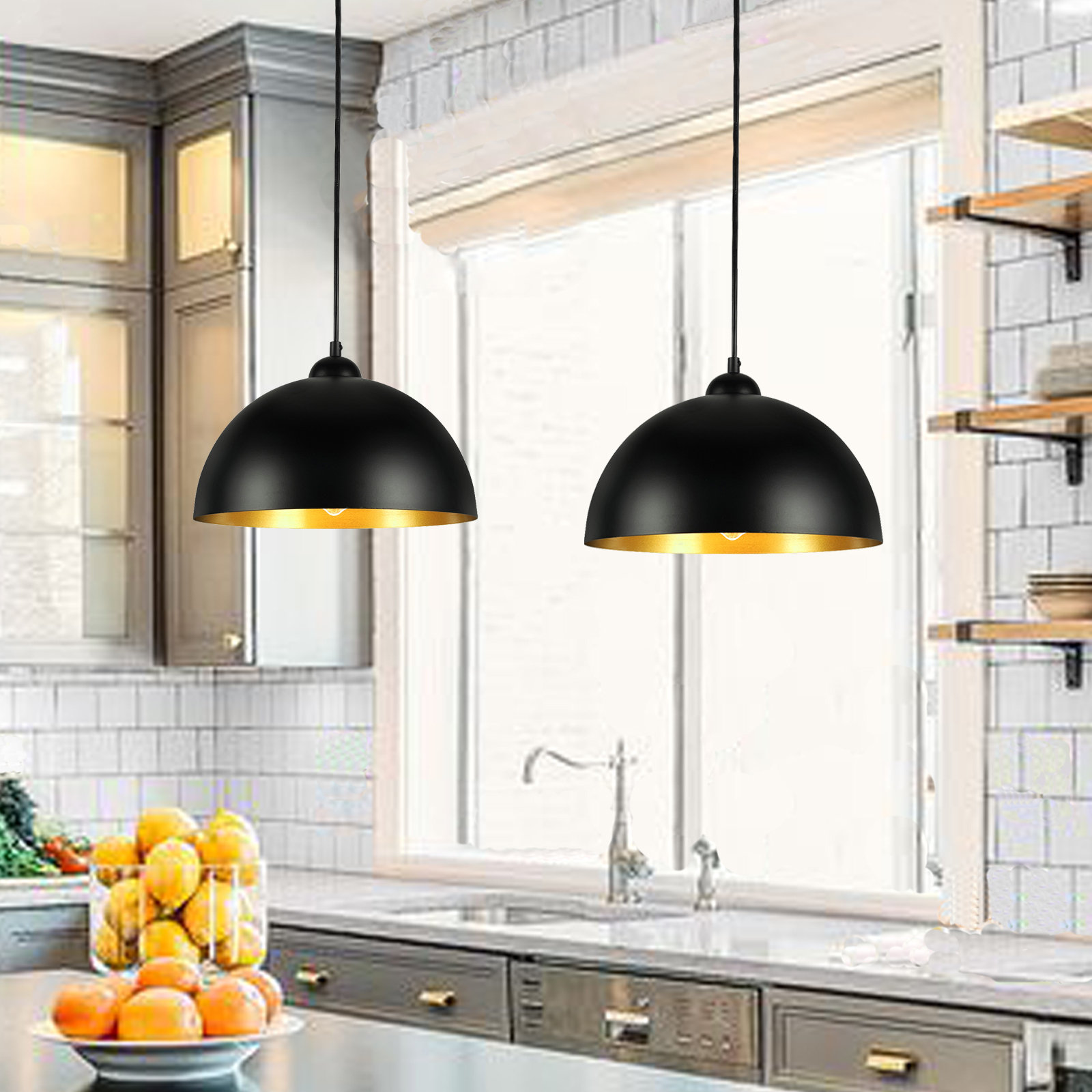 Light Single Dome Pendant 