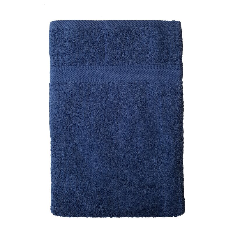 navy blue bath sheets