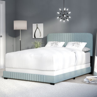 Go to store & view more images Delp Mid-Century All-in-One Upholstered Panel Bed by Mercury Row