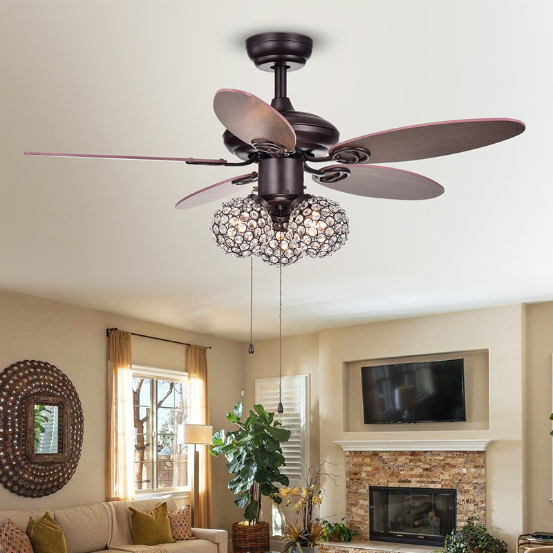 House Of Hampton 42 Atmore 5 Blade Ceiling Fan Light Kit