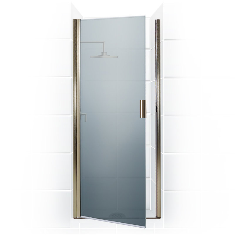 Coastal Industries Paragon Series 23 X 65 Hinged Semi Frameless Shower Door Wayfair