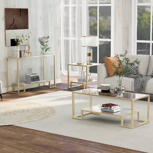 Howzell Minimalist 3 Piece Coffee Table Set by Everly Quinn