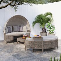 Amazon.com : Martha Stewart Living Lake Adela Charcoal Patio Lounge Chair  and Ottoman Set with Cilantro Cushions : Patio, Lawn & Garden