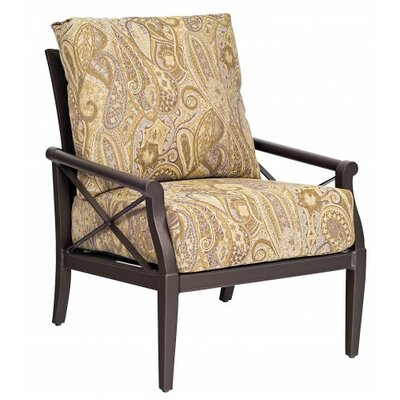 Andover Stationary Patio Chair With Cushions Woodard Color Fairmount